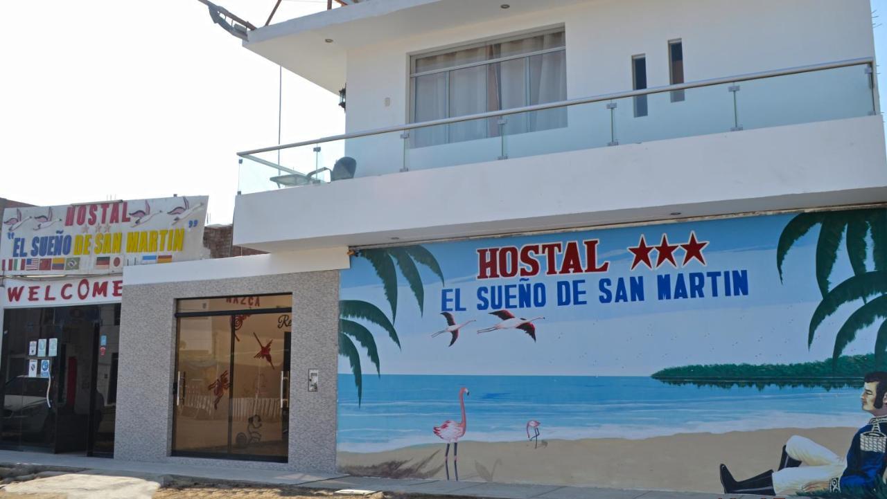 Hostal El Sueno De San Martin Paracas Ngoại thất bức ảnh
