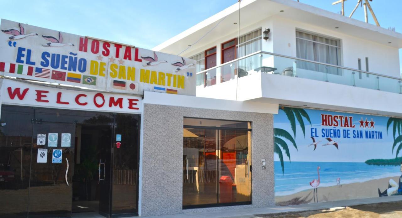 Hostal El Sueno De San Martin Paracas Ngoại thất bức ảnh
